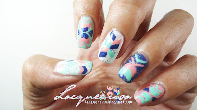 piCture pOlish Blog Fest 2013 - Pattern of Arrows by Lacqueerisa