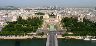 París desde la segunda planta de la Torre Eiffel.