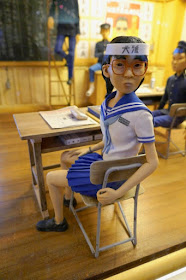 Isle of Dogs stop-motion student activist puppet