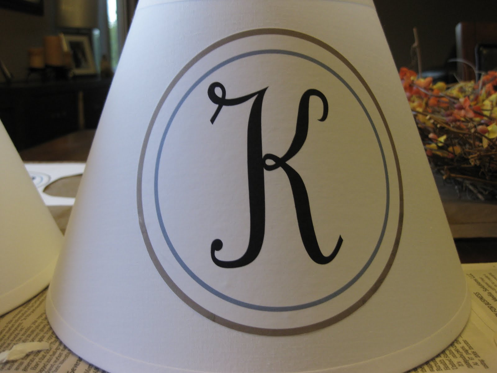    Lamp Shades on Here S What You Will Need Make Your Own Monogrammed Lamp Shade