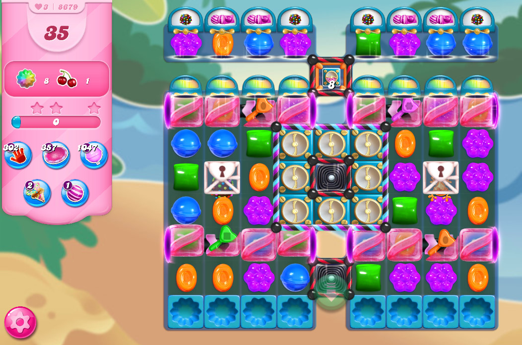 Candy Crush Saga level 8709