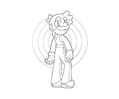 #10 Luigi Coloring Page