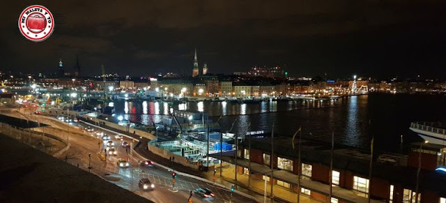 Vistas desde Fjällgatan, Estocolmo, Suecia