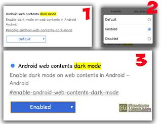  Tidak sanggup di pungkiri ketika kita berselanjar di Cara Mengaktifkan DARK MODE (Mode Gelap) Google Chrome di Android