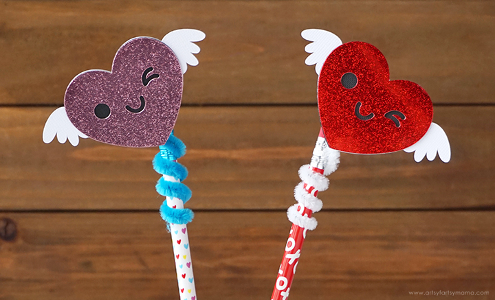 Valentine Pencil Toppers