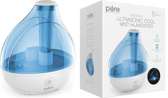 4. Pure Enrichment MistAire Ultrasonic Cool Mist Humidifier