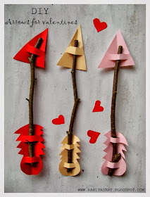 Cómo hacer flechas de amor para San Valentín en Recicla Inventa