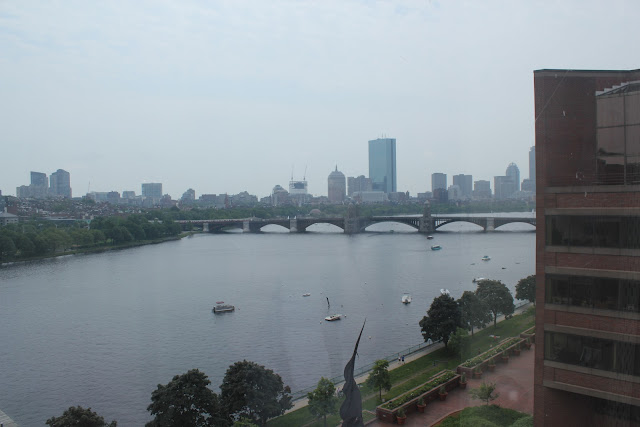 View from Artist Suite at the Royal Sonesta, Cambridge, Mass.