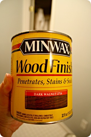 dark walnut stain