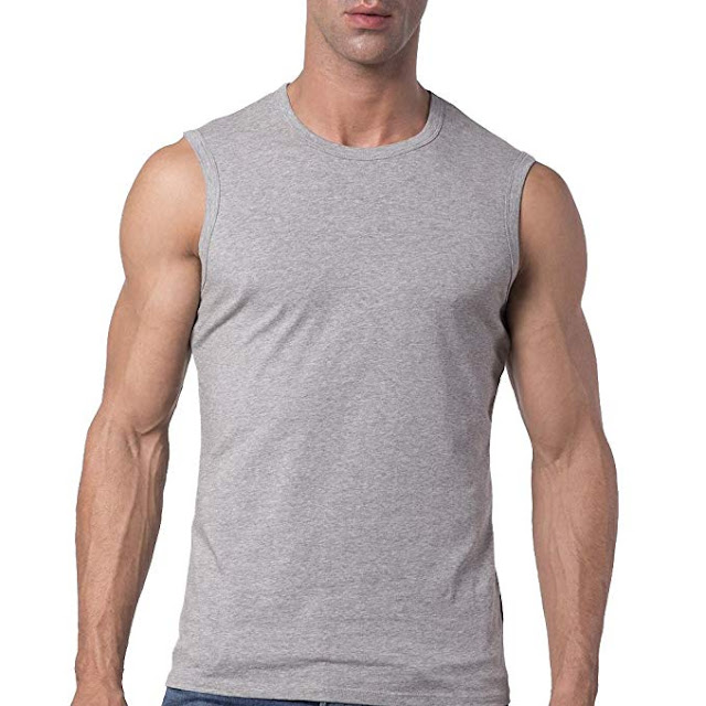 Men's sleeveless t shirts cotton Fashion stroms