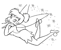 printable coloring pages of tinkerbell