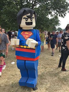 lego costume, Isle of Wight festival