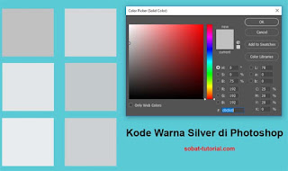 Kode Warna Silver di Photoshop