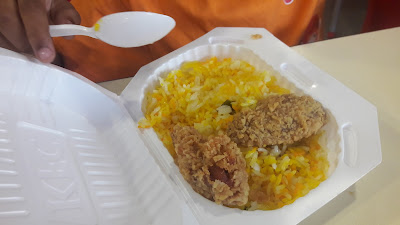 KFC Chicken with Rice