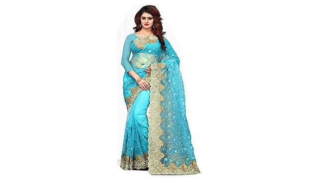 Bollywood Craze Latest Designer Embroidery Saree New Arrival Collection 2018 For Special Women Party Wear With Blouse Piece