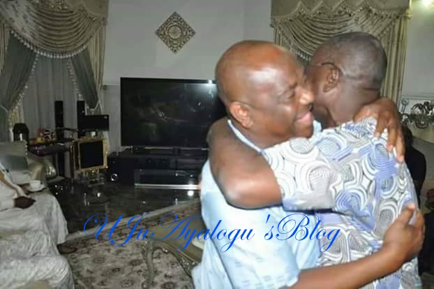 See Politicians..After bitter media war, Governors of Rivers and Benue state settle (photos)