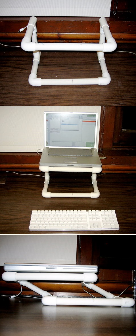 PVC Projects: Make your own PVC laptop stand