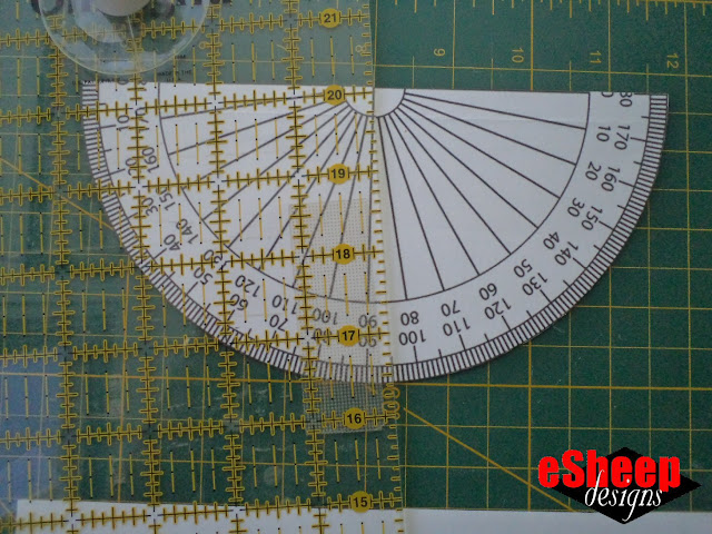 DIY Wedge Ruler by eSheep Designs