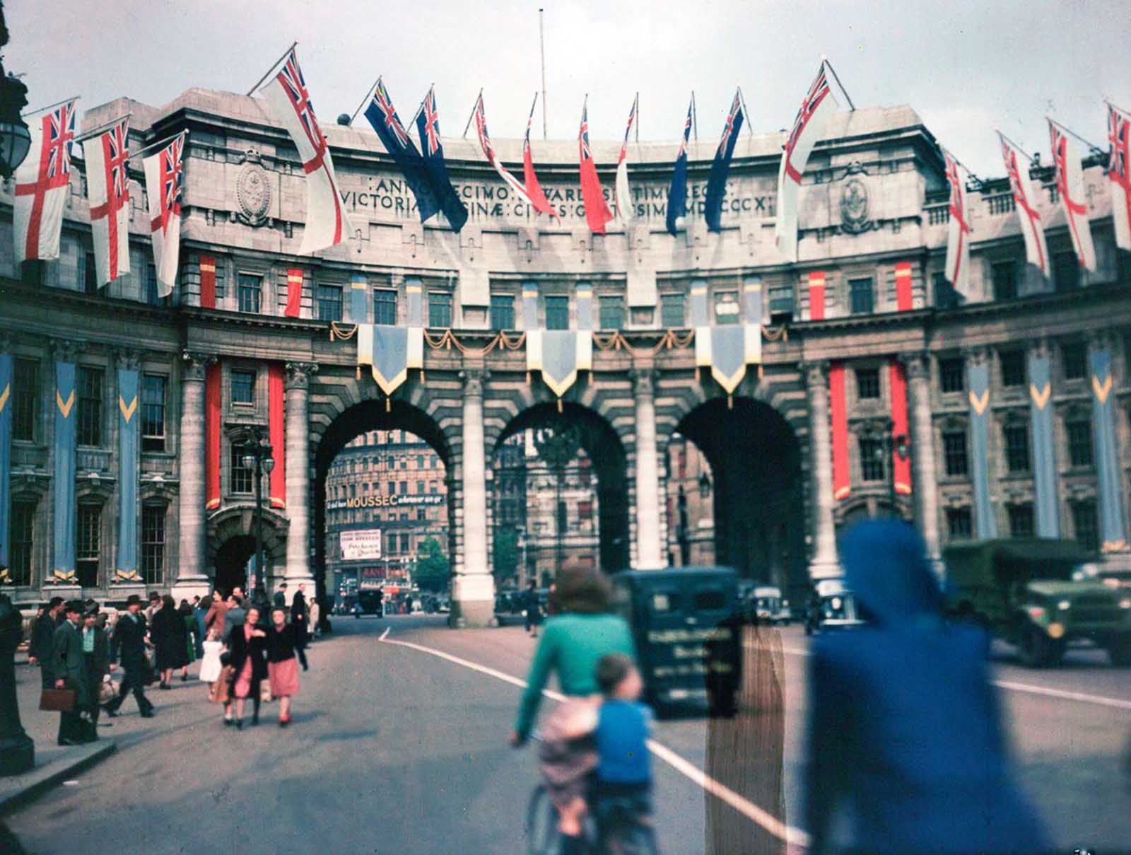 Admiralty Arch, London, 1945.