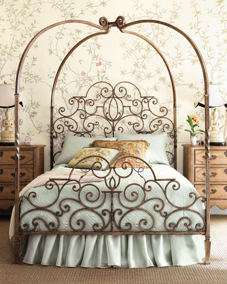 Wrought Iron Canopy Bed Frames