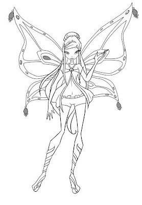 Flora Winx para colorear