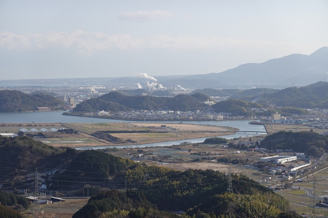 島根県安来市島田町 清水展望台(清水公園)からの眺望