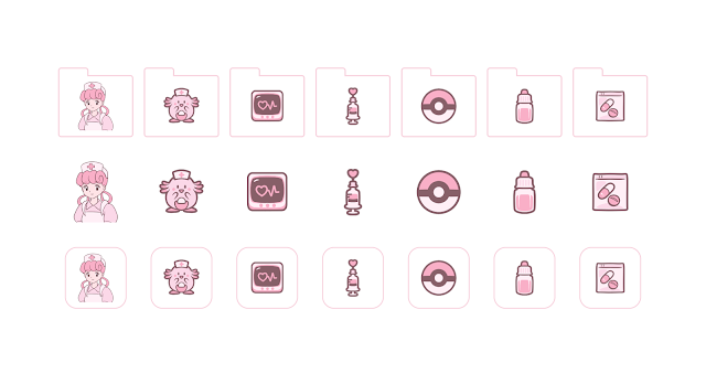 Pokemon Nurse Joy PC folder icon