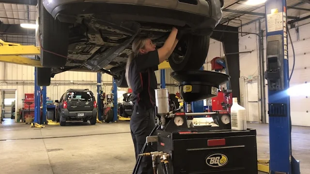 Woman Car Mechanic