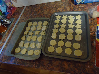 Biscuits ready for the Oven