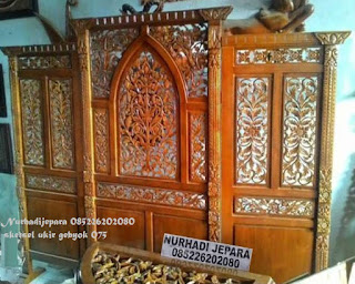 sketsel ukir gebyok  sekat ruang ful ukir jepara.sekat ruang ukir model baru mewah sekali  harga 3,75 jt