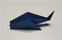 pez origami con base de pez