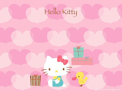 Free Hello Kitty-Pink Wallpeper - Hello Kittypink Wallpeper-Kitty-Pink