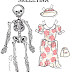 Recortables Halloween Vestir el esqueleto