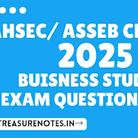 AHSEC Class 12 Business Studies Question Paper 2025 | HS 2nd Year Business Studies Paper (ASSEB)