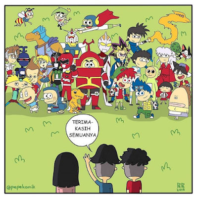 10 Komik Strip Tokoh Kartun Tontonan Anak-anak 90-an Ini Bikin Ketawa Ngakak