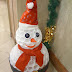 Snowman out of Plastic Cups
