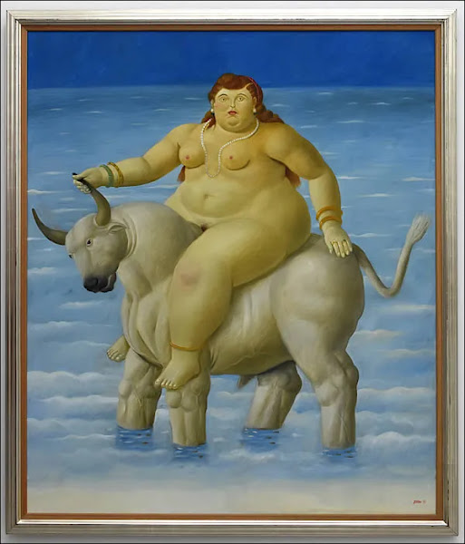 l'enlèvement d'Europe par Botero