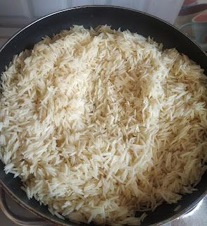 Basmati rice in ghee
