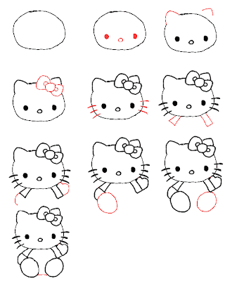 Hello Kitty Colouring In. Of Hello Kitty Coloring