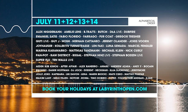 labyrinth open, julio, croacia, festival, música, house, techno