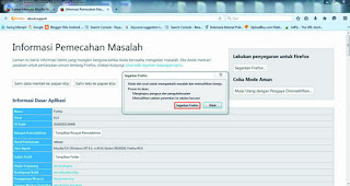Cara Mengatasi Mozilla Firefox Tidak Bisa Browsing 