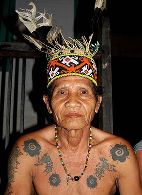 Arti dan Makna Tattoo  Dayak  Kalimantan blog sauted