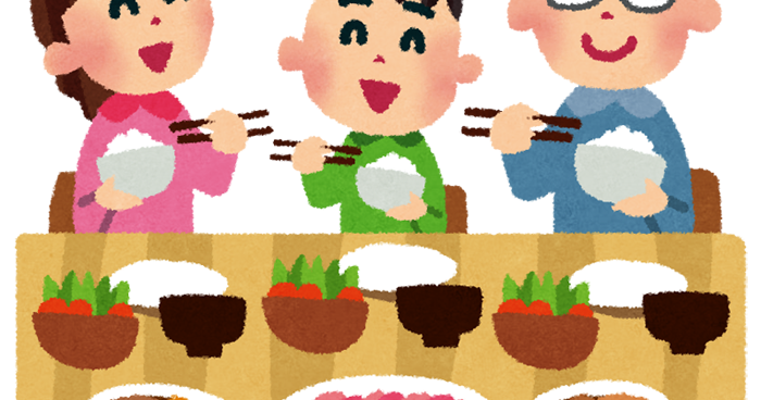 家族の食卓のイラスト かわいいフリー素材集 いらすとや