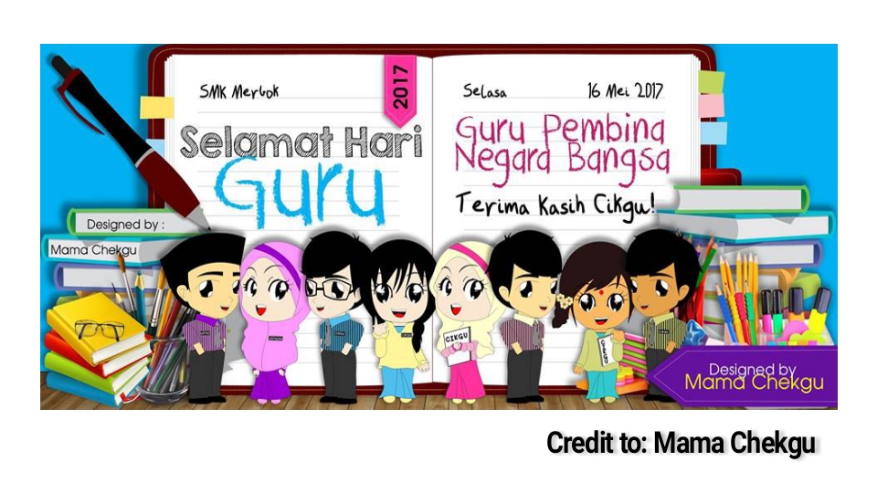 Brosur Hari Guru Cantik - Pendidik2u