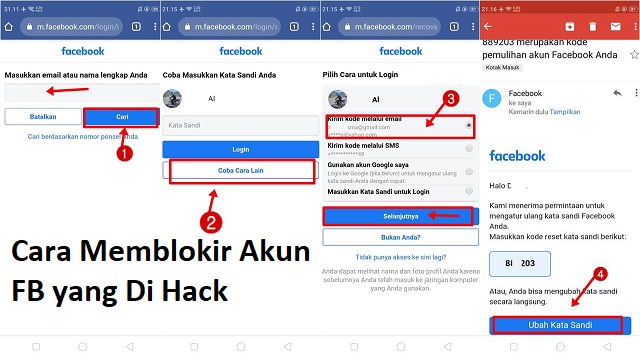 Cara Memblokir Akun FB yang Di Hack