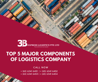 Top 5 Major components of Logistics Company by 3b express logistics company and transportation service Singapore