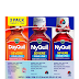 Siro cảm Vicks DayQuil & NyQuil Cold & Flu Severe 354ml x3 chai (1 Day + 2 Night Berry Flavor)