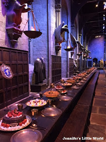 Harry Potter studios tour great hall food