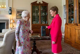 Queen Elizabeth II and Nicola Sturgeon in Scotland