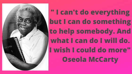 oseola mccarty quotes